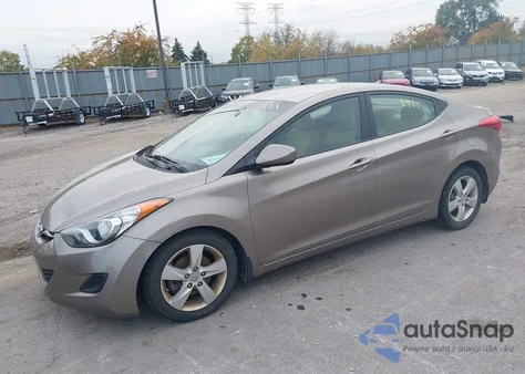 2013 Hyundai Elantra Gls z USA, uszkodzony, nr VIN 5NPDH4AEXDH233789